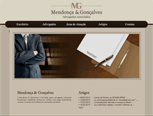 Tablet Screenshot of mgadvogados.com